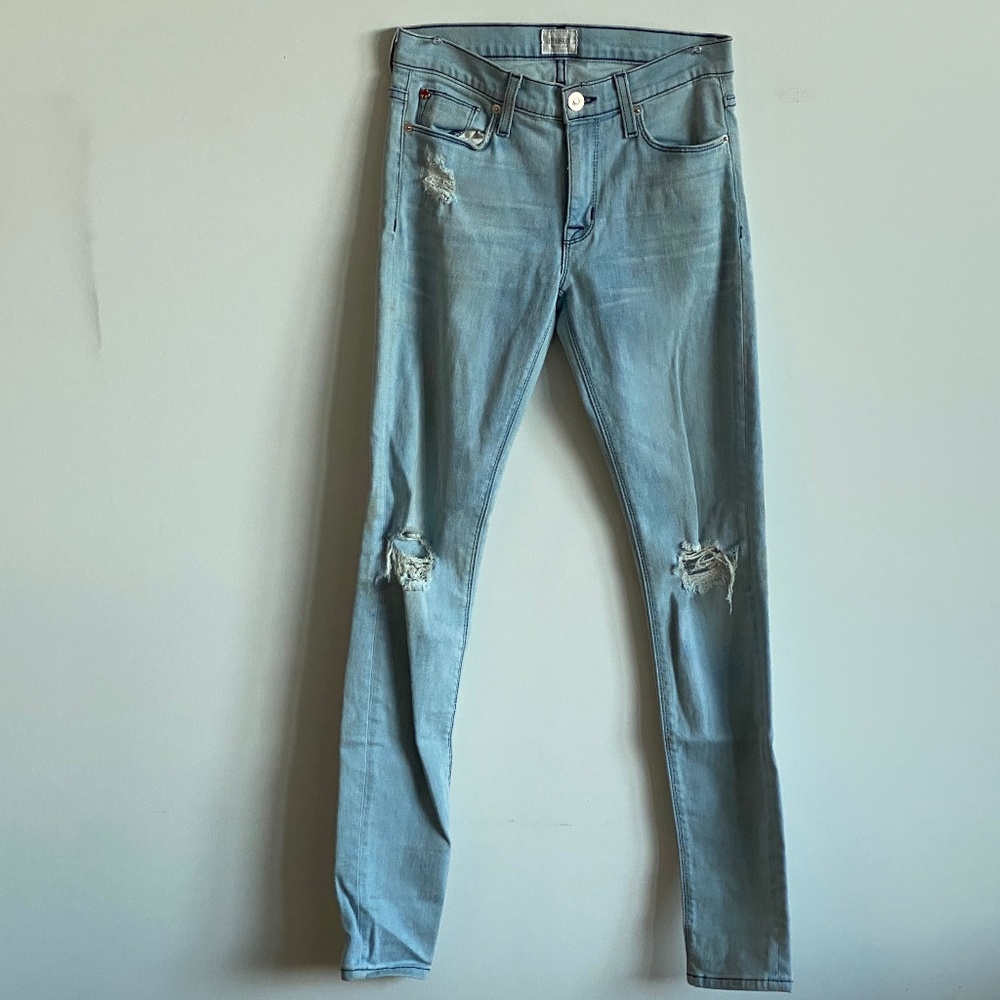 HUDSON JEANS NICO MIDRISE SUPER SKINNY ANKLE JEAN